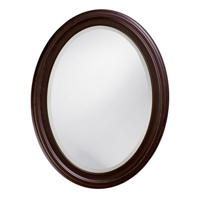 Cardale Solid Wood Oval Mirror