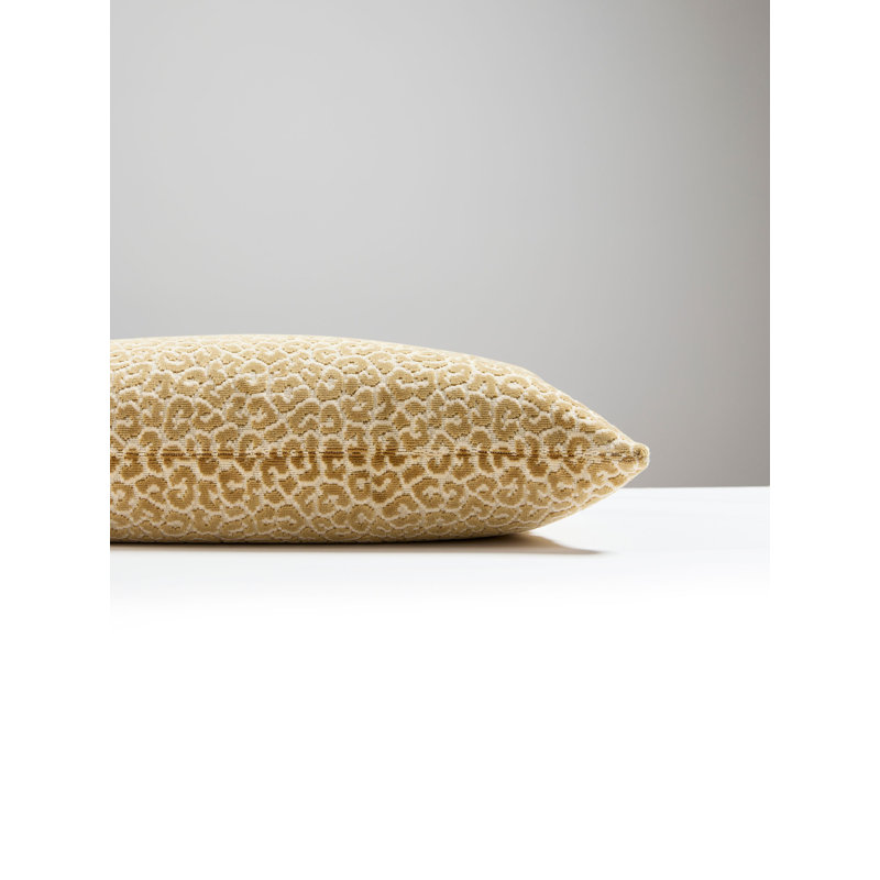 Wild Glamour Lumbar Pillow Cover & Insert, Camel, 14"H x 22"W, Rectangular