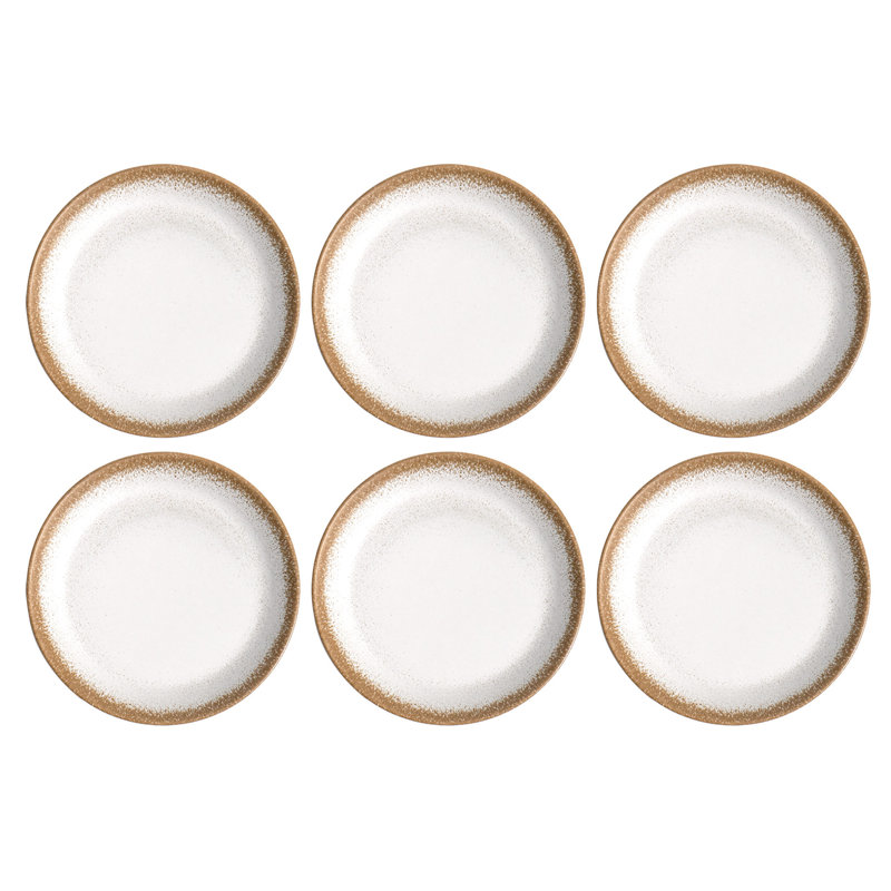 Assiette à salade en bambou 8,5 po Bissonnette, ensemble de 6