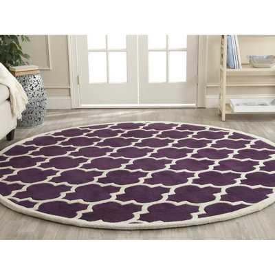 Carolene Hand Tufted Wool Geometric Rug