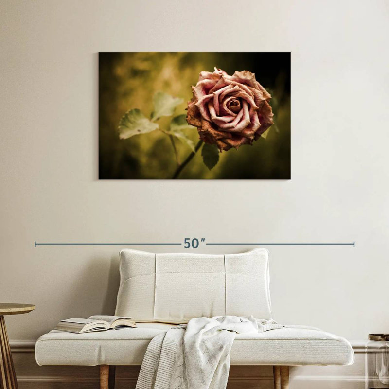 Harnek rose délavé, H 24 po x l 36 po