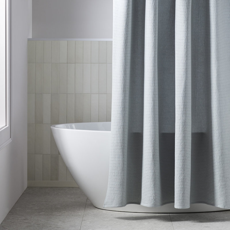 Rideau de douche Felix, Bleu orageux