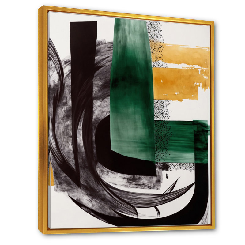 Art moderne moderne, art déco VI - impressions abstraites sur toile transitionnelle, H 32 po x l 24 po x P 1 po