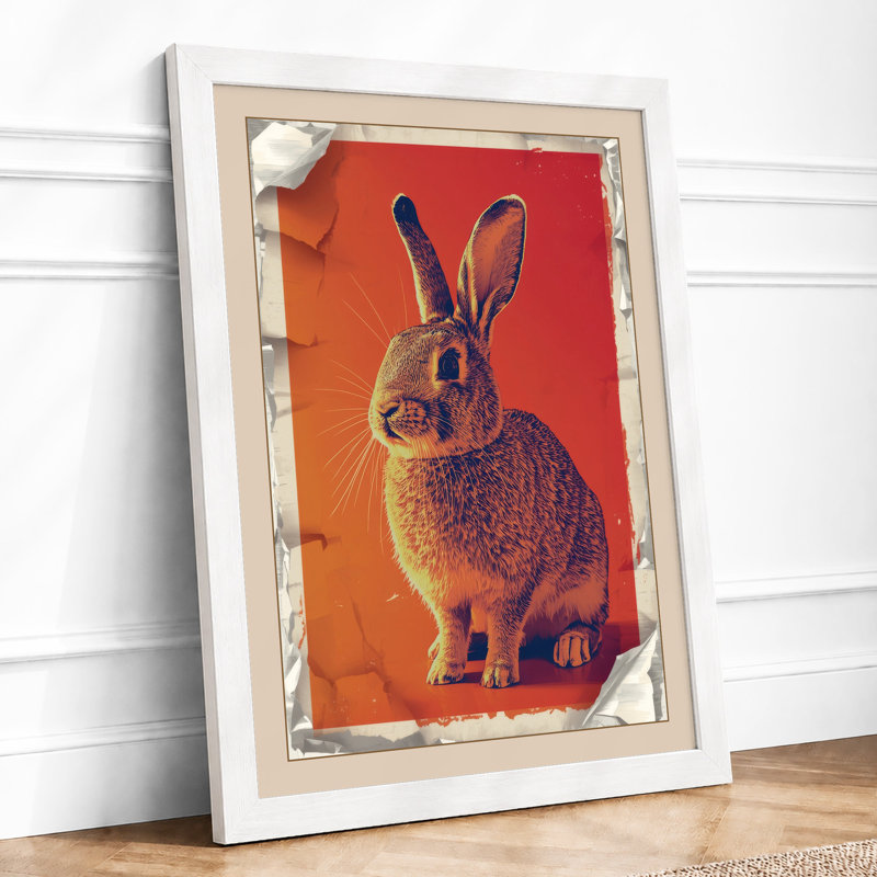 Bold Rabbit Modern - Print, A4 - 29.7 x 21.0 cm, White