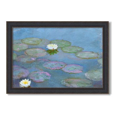 Water Lilies (Nymphéas), 1897-1899-Claude Monet-Custom Framed Canvas