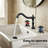 HGN 8 inches 3 Holes  Bathroom Faucet with Pop-up Drain-105249533