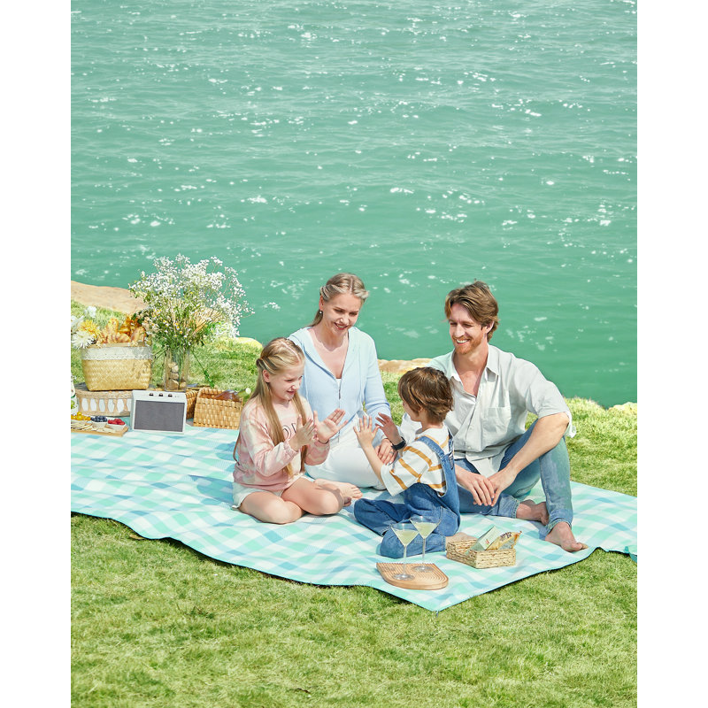 Canvas Picnic Blanket, Green