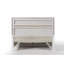 Lit bas à profil blanc avec fonction de rangement, 5 lattes + 8 pieds de soutien, aucun sommier requis, compartiment d'installation simple, panneaux, étapes d'assemblage faciles