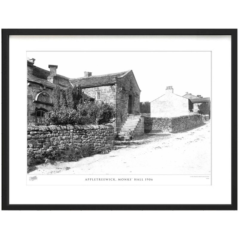 Appletreewick, Monks Hall 1906 - Single Picture Frame Print, 28cm H x 36cm W x 2.3cm D