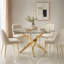 Table basse ovale, table d'appoint en verre de 100 cm avec pattes, table à thé moderne pour salon-1555988666