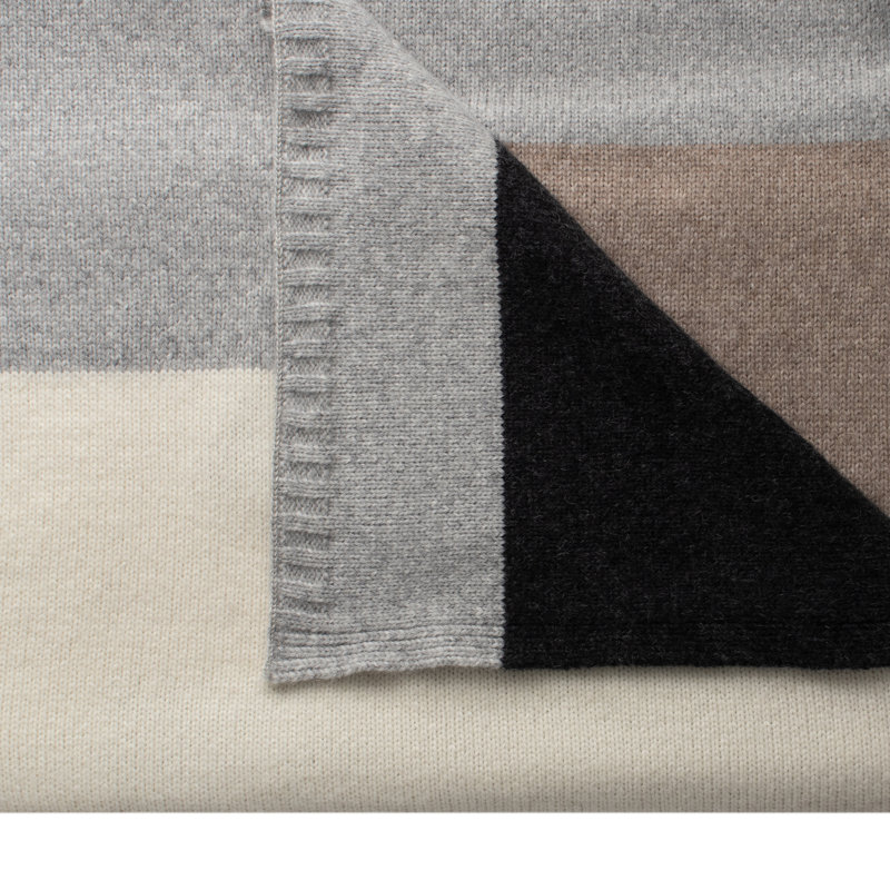 Ombre Alpaca Hand Woven Throw Blanket
