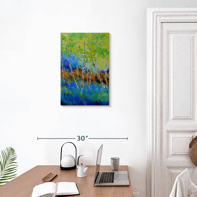 Avery A Few Aspen Trees, 24" H x 16" W