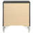 Black 2-drawer Nightstand Bedside Table