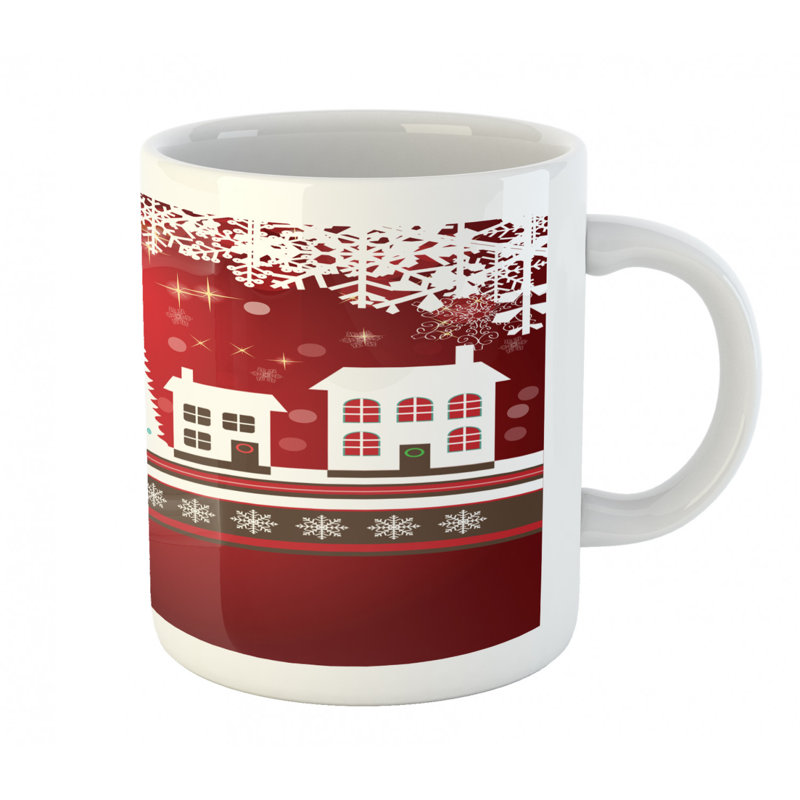 Grande tasse à café pain d’épice house