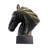 Black and Gold Ceramic Horse Sculpture 12"