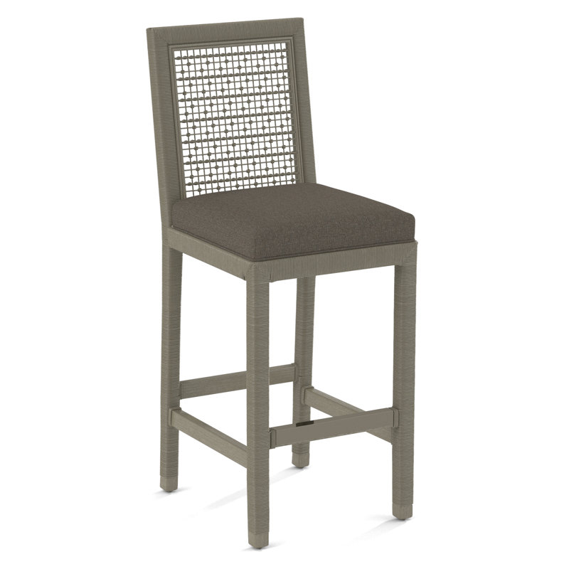 Pine Isle Bar Stool, Seashells; 0596-65, Stone Hearth