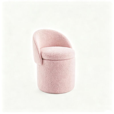Barrel Chair with Flip top storage