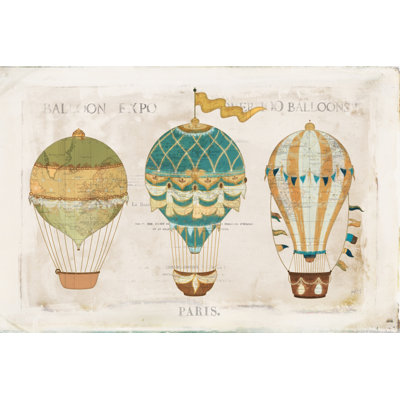 Balloon Expo I by Katie Pertiet - Wrapped Canvas Print