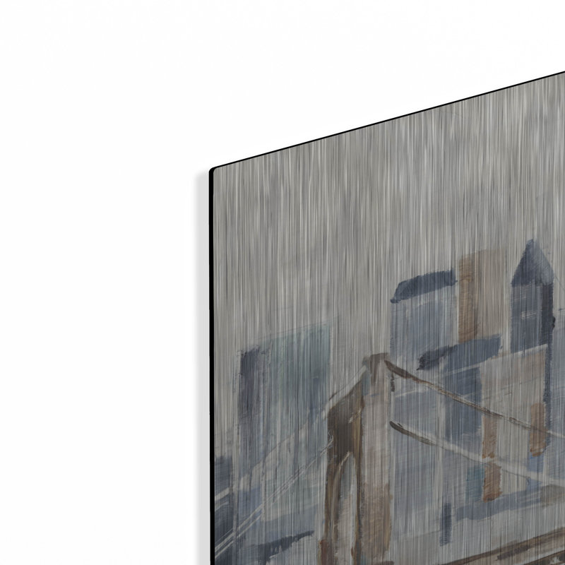 «Blue Hour 2» par Ethan Harper, art mural en métal, H 24 po x l 36 po