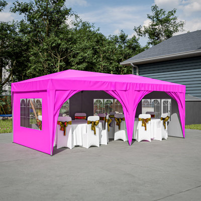 Outdoor Portable Party Folding Tent with 6 Removable Sidewalls