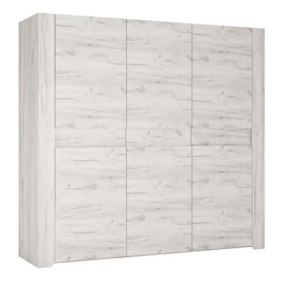 Laprovis 3 Door Solid Wood Wardrobe