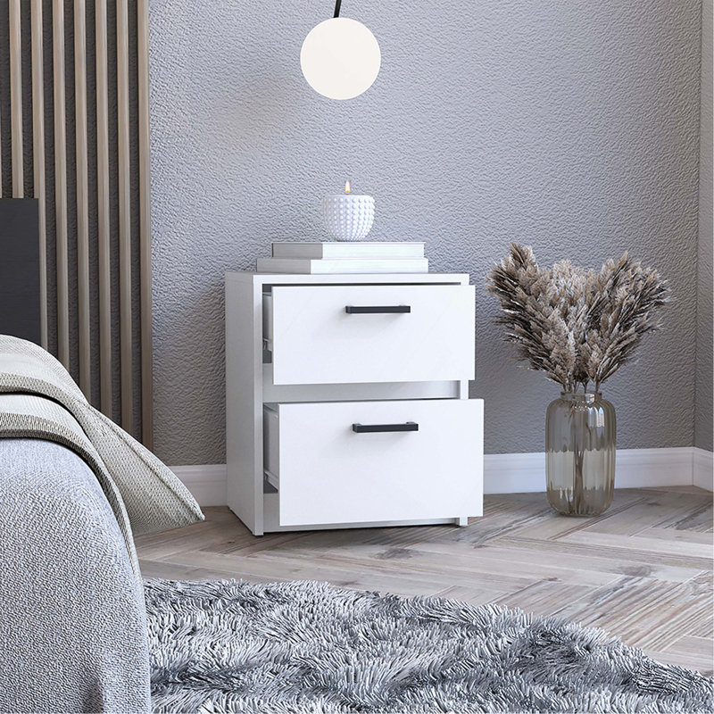 Table de chevet Ogilvy, Blanc