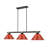 Arles 3 Light Billiard in Matte Black + Rubbed Brass-1355666641-1355666668