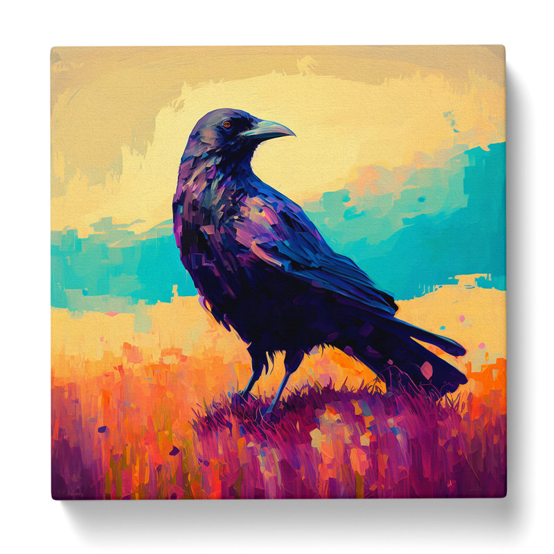 Crow Colour Field Painting - Print