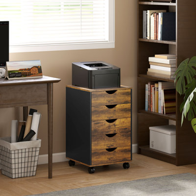 40cm Wide 5 -Drawer File Cabinet