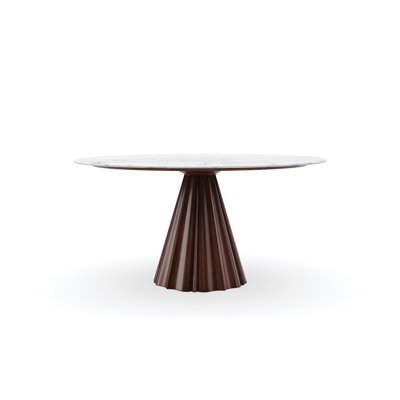 All Natural Round Stone Dining Table