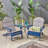 Nahant Acacia Foldable Outdoor Adirondack Set-33678713