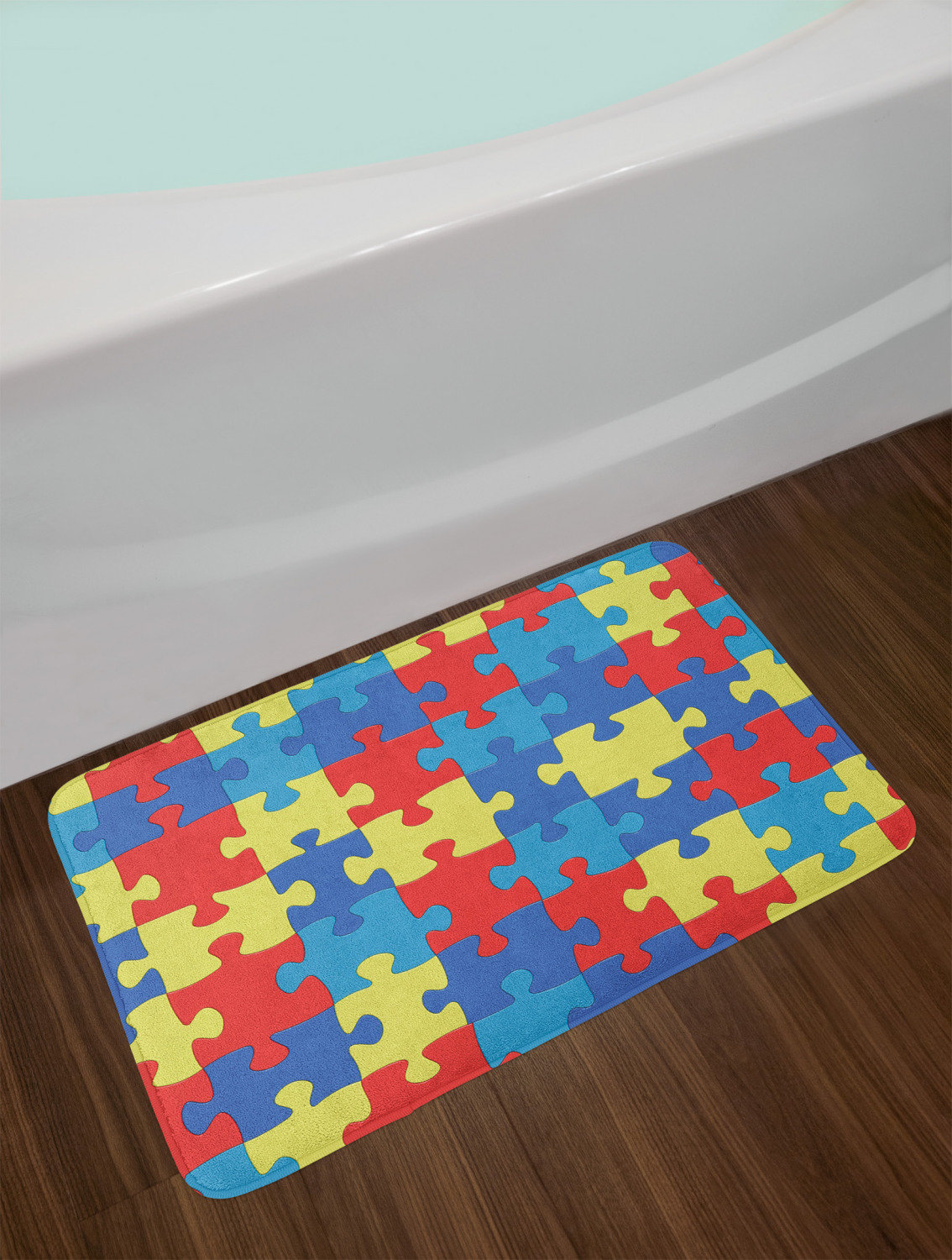 East Urban Home Autism Awareness Bath Rug | Wayfair