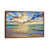 Classic Brown Wood Floater Framed