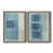 Toile avec cadre gris