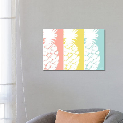 Trio d'ananas moderne