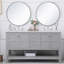 Ensemble de meuble-lavabo double 60 po Krish-737067511