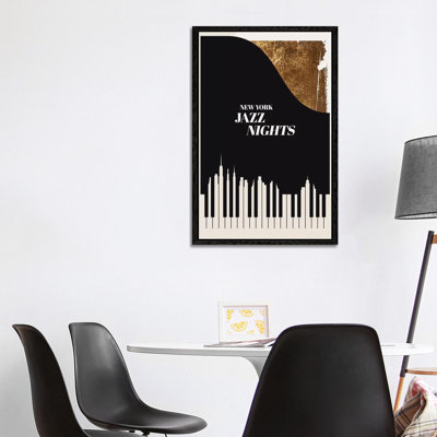 Jazz Nights by Kubistika - Print on Canvas