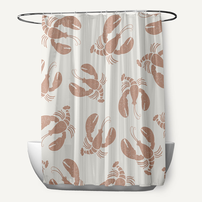 Rideau de douche Calipatria, Mauve