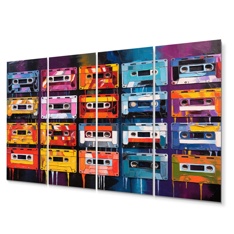 Cassette Tapes Retro Rhythms III Entertainment Wall Decor