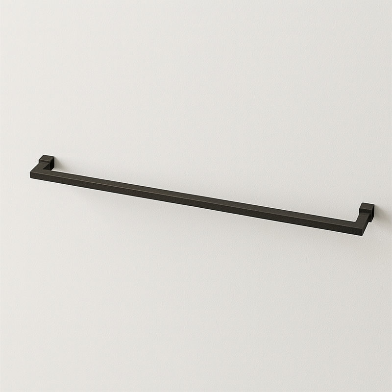 Quadro 1 Wall Mounted Towel Bar, 0.88" H x 24.5" L x 3.25" D, Sienna