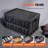 Collapsible Storage Bins with Lids, 45L 3 Packs, Folding Plastic Stackable Utility Crates with Handles, Large Heavy-Duty Containers for Clothes, Toys, Books, Snack, Shoes, and Grocery Organizing