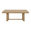 Ashal 6 Person Solid Wood Trestle Dining Set