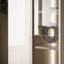 CARMEN wall-mounted display cabinet with LED lightin