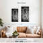 Tigre bleu sur toile-82396671