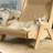 Sisal Scratching Cat Lounge Chair with Wooden Frame – Comfortable and Durable Cat Scratcher-478057229