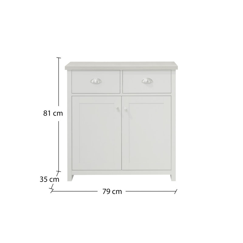 Kerry 79cm Sideboard, Cream