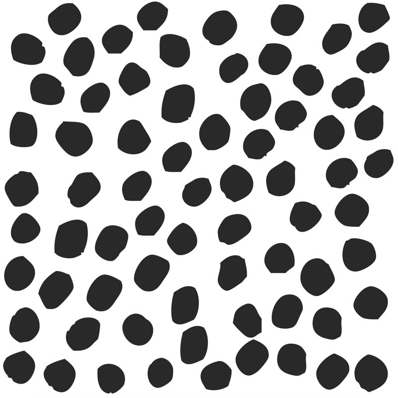 Abstract Non-Wall Damaging Wall Decal