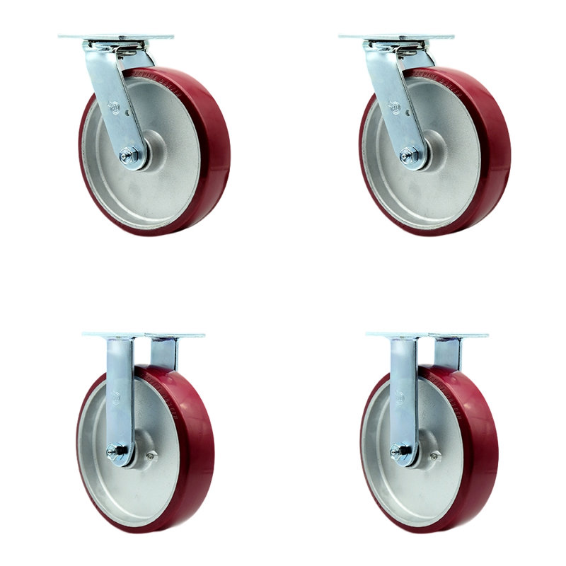 Poly on Aluminum Caster