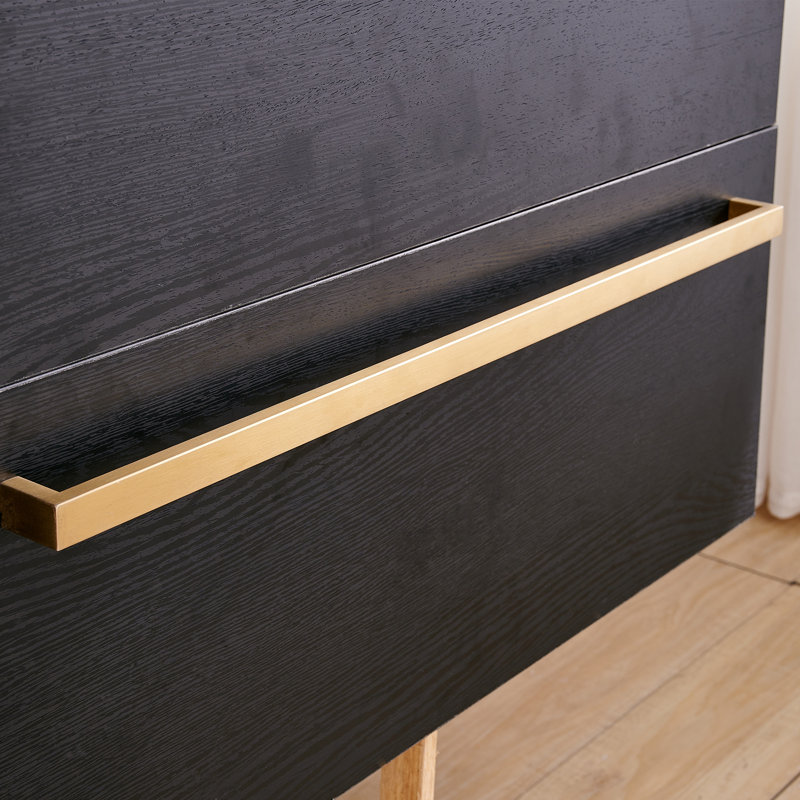 Granbury 30" Black Modern Wall-Mounted Single Bathroom Vanity Set