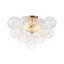 Plafonnier semi-encastré 2 lumières Ornate Glam